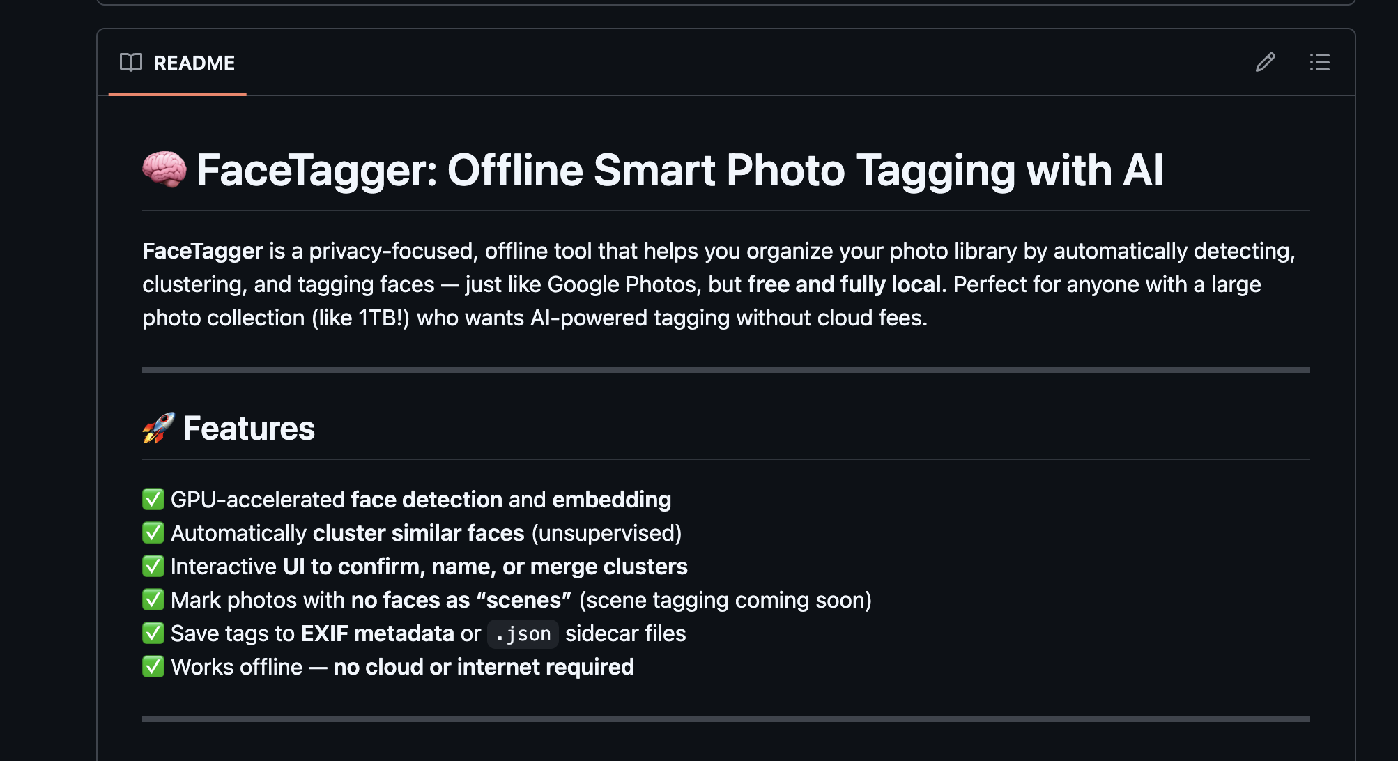 FaceTagger preview